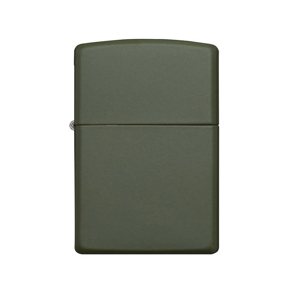 Zippo Feuerzeug Black Crackle & Oliv Matt – Nachfüllbar
