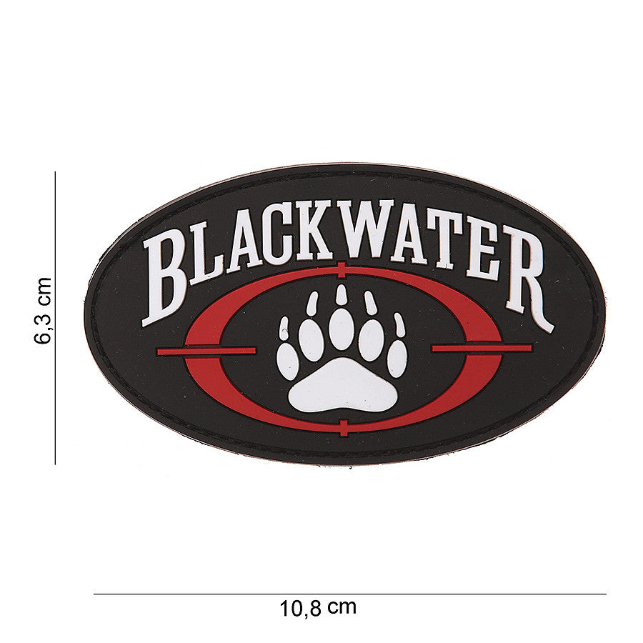 Rubber Emblem 3D PVC Blackwater