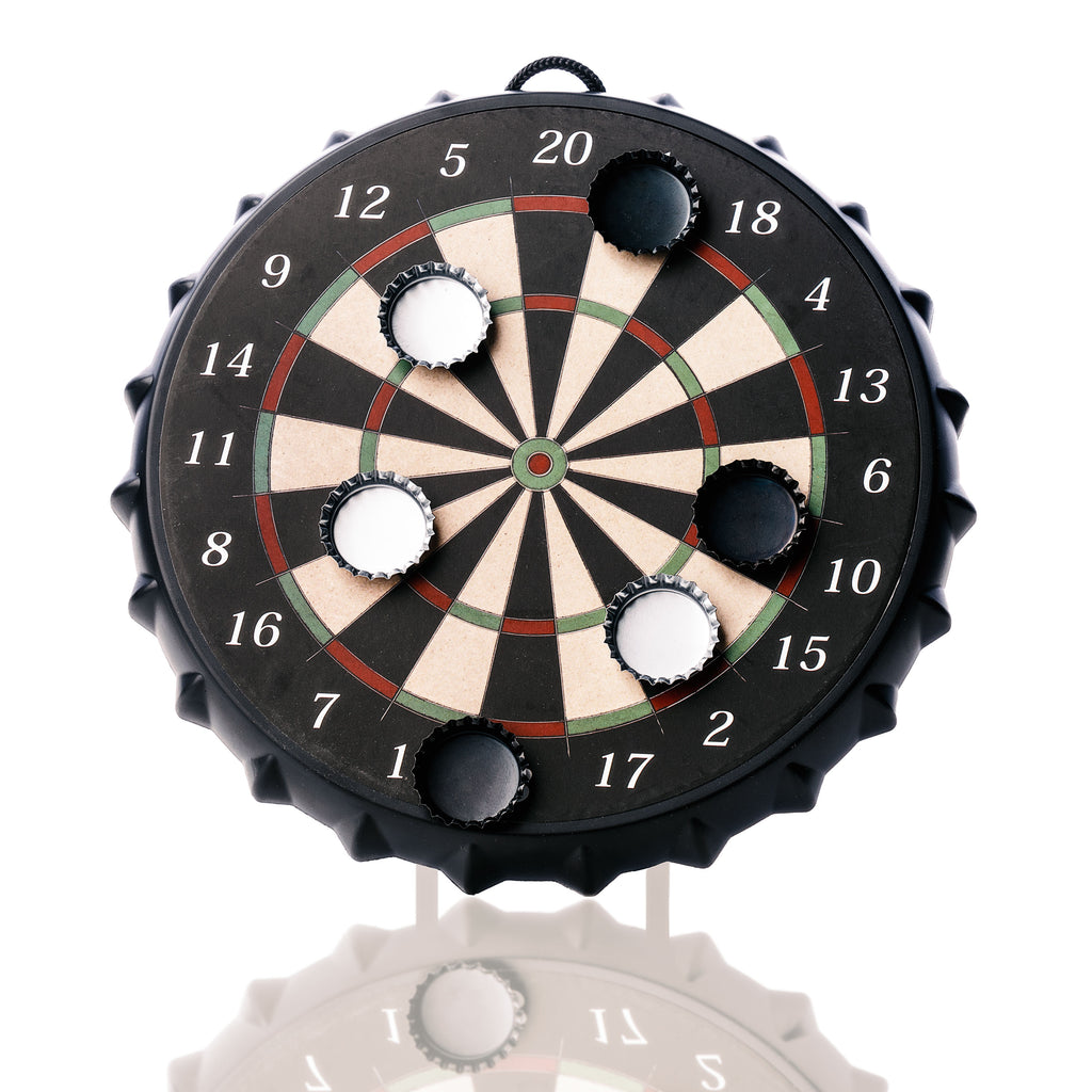 Karella Magnet Dartboard Mini – 25 cm mit Magnetpfeilen & Kronkorken