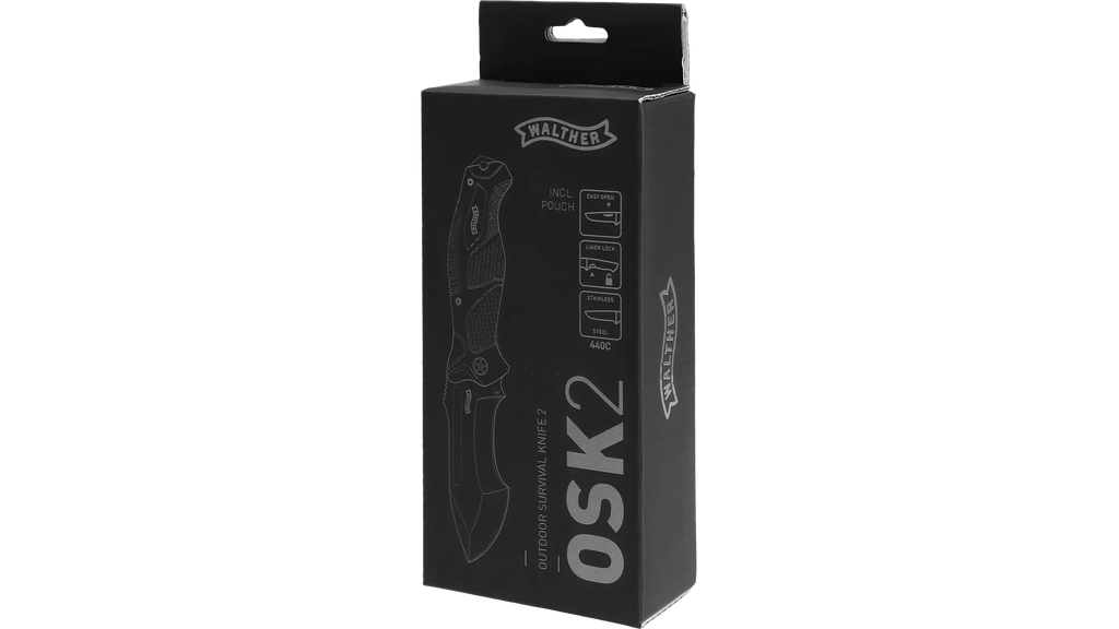 Walther OSK II Klappmesser - Outdoor-Messer mit Liner-Lock