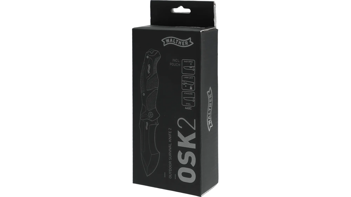 Walther OSK II Klappmesser - Outdoor-Messer mit Liner-Lock
