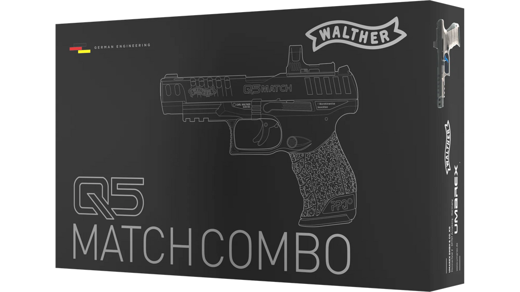 Walther Q5 Match Combo 5" CO2-Pistole Kal. 4,5mm Diabolo