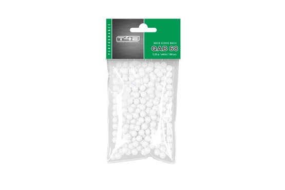 T4E Performance QAB Polymer-Spezialkugeln weiß, 100 St.