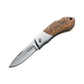Böker Magnum Caveman Steel Klappmesser mit Holzschale