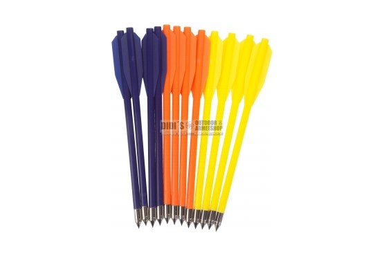 Armbrustpfeile Kunststoff 6.5" – 12er Set für Armbrustpistolen
