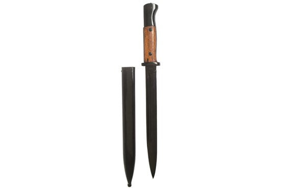 Bajonett M/SchF für 98k (Repro) – Kohlenstoffstahl, 39 cm