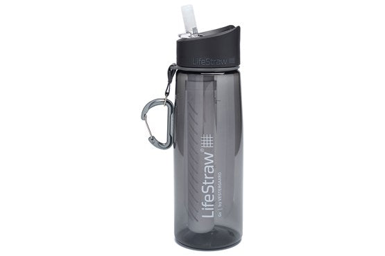 LifeStraw Go 0,65 L Grau – Trinkflasche mit Wasserfilter