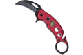 Haller Karambit RED klein - Klappmesser mit Federunterstuetzung