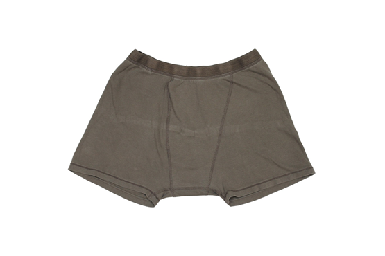 Österreichische BH Unterhose kurz, oliv, 100% Baumwolle, neu