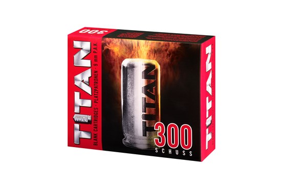 Perfecta Titan Platzpatronen 9 mm P.A.K. – 300 Stück