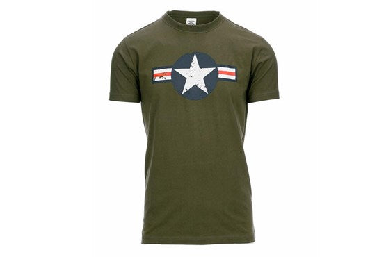 101inc T-Shirt WW II USAF – 100% Baumwolle, Rundhals