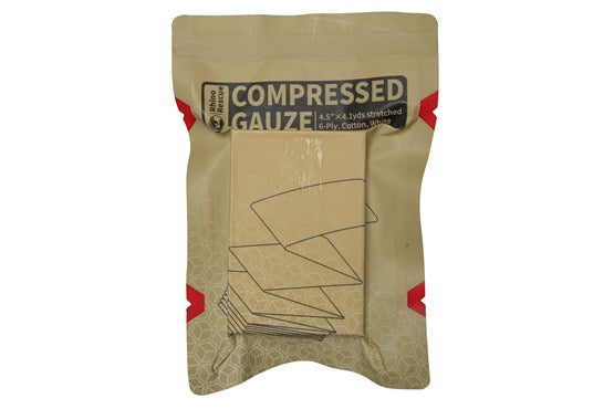 Rhino Rescue Compressed Gauze – steriler Verbandmull 3,75 m