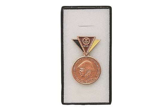NVA Reservistenabzeichen - Bronze Gebr.