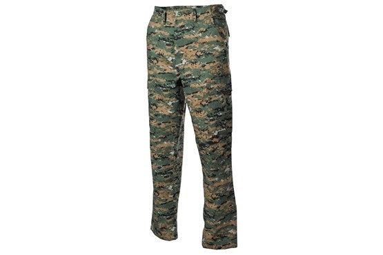 MFH BDU US Kampfhose RipStop – digital woodland