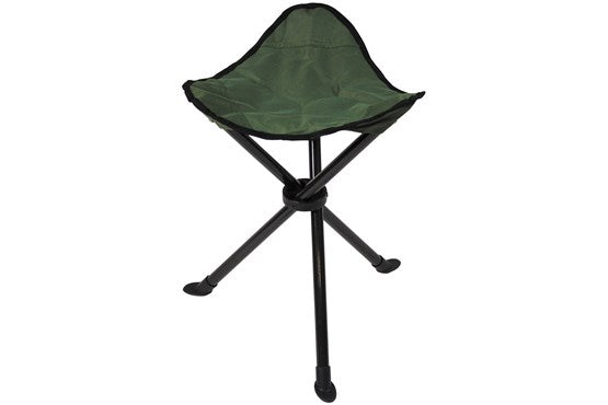 MFH Klapphocker Dreibein mit Transporttasche – 40 cm Sitzhöhe