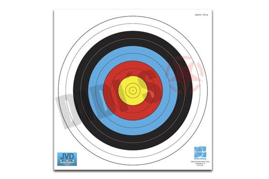 JVD FITA Bogenscheibe aus verstärktem Papier – 40/60/80 cm