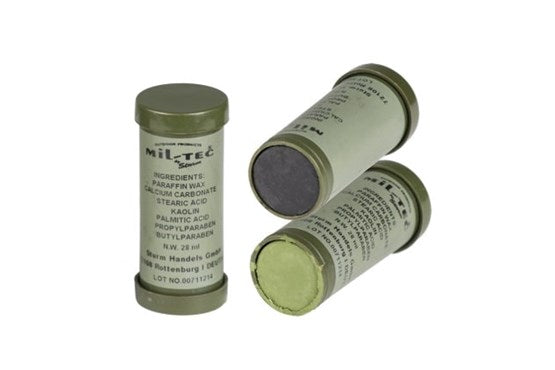 Mil-tec Tarnschminkstift Oliv-Schwarz 28 ml – lang haftend