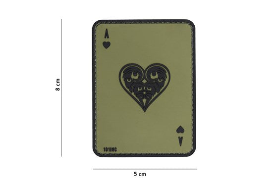 Herz As Rubber Patch - Div. Farben