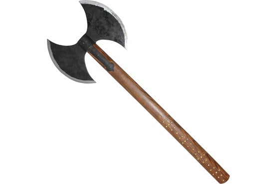 Haller Wikinger Doppelaxt – geschmiedet, 92 cm, 2,8 kg