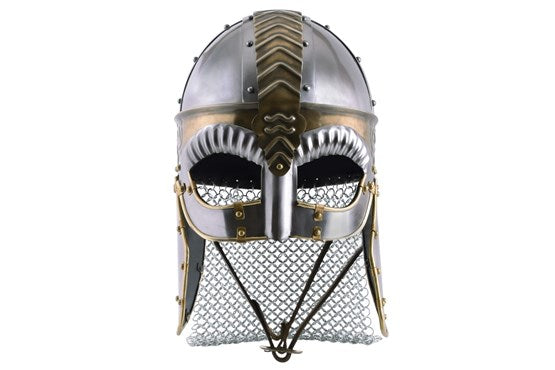 Battle Brillenhelm Beowulf – Wikingerhelm mit Kettenbruenne
