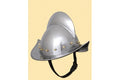 Battle Deutscher Morion Helm – Stahl, Lederinlet, bis 62 cm