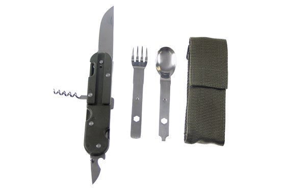 Commando Essbesteck 3-teilig klappbar mit Nylonetui