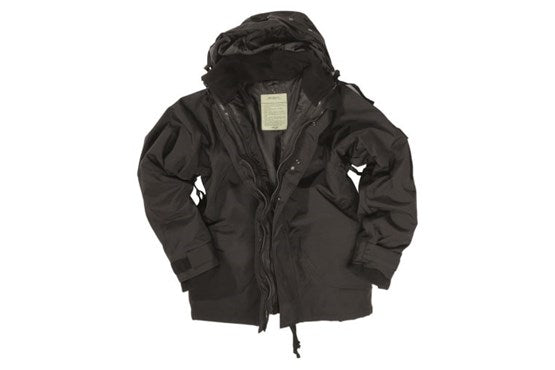 Mil-tec Nässeschutzjacke mit Fleece-Innenjacke – Div. Farben