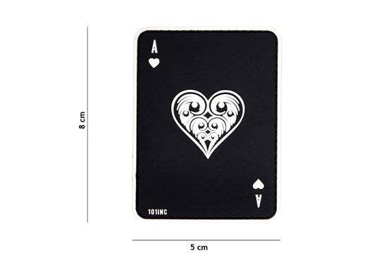 Herz As Rubber Patch - Div. Farben