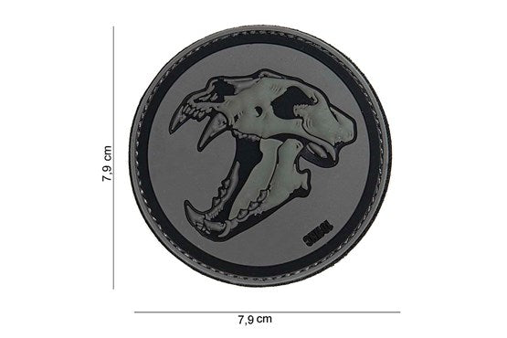 Säbelzahn Tiger Rubber Patch - Div. Farben