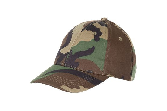MFH Kinder BB Cap Flecktarn – verstellbar, verstärkte Nähte