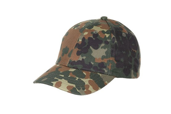 MFH Kinder BB Cap Flecktarn – verstellbar, verstärkte Nähte
