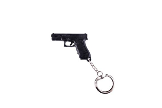 Glock Schlüsselanhänger Pistole – Kunststoff schwarz