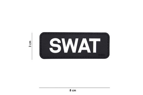 Emblem 3D PVC SWAT schwarz