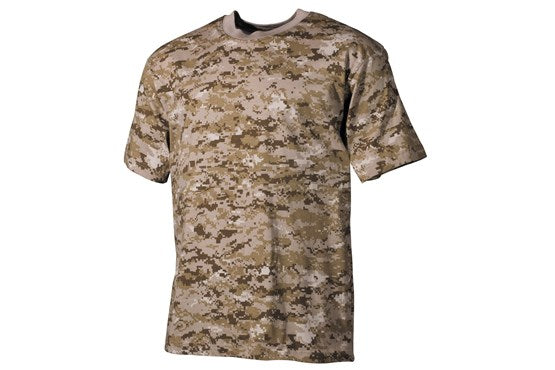 MFH US Army T-Shirt halbarm Digital-Tarnmuster 100% Baumwolle
