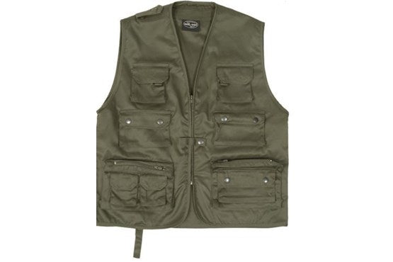 Mil-tec Jagd- & Anglerweste 14 Taschen – div. Farben