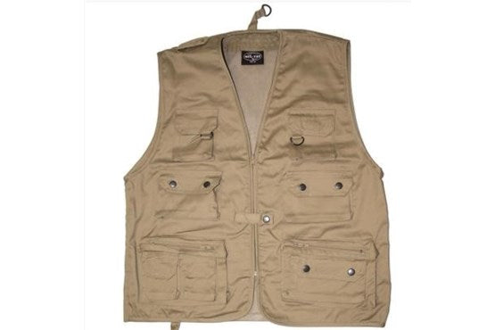 Mil-tec Jagd- & Anglerweste 14 Taschen – div. Farben
