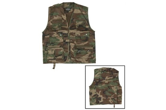Mil-tec Jagd- & Anglerweste 14 Taschen – div. Farben