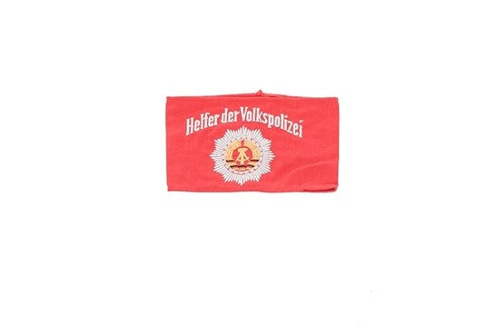 DDR Armbinde Helfer der Volkspolizei