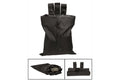EMPTY SHELL POUCH OLIV / SCHWARZ