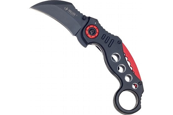 Haller Karambit Taschenmesser Small mit Flipper und Linerlock