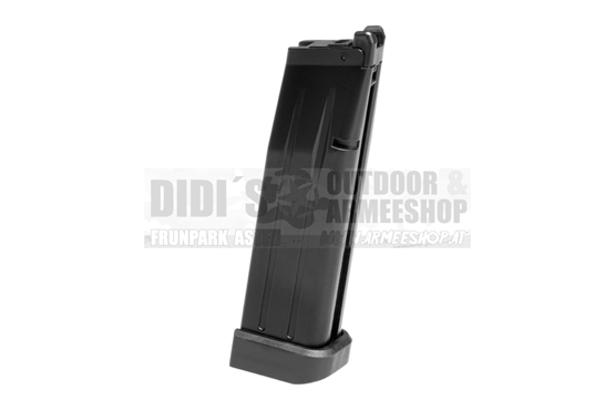 WE Magazin Hi-Capa 5.1 GBB – Metall, 31 Schuss