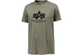 Alpha Industries Basic T-Shirt – 100 % Baumwolle, oliv/schwarz