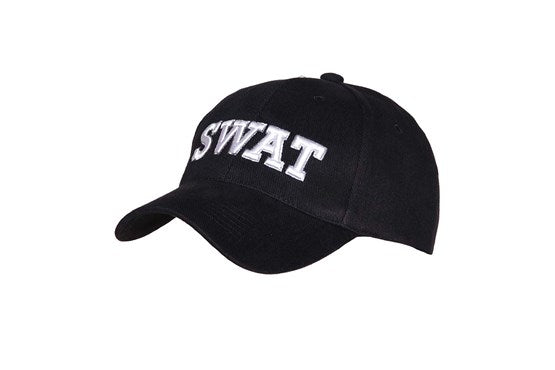 Fostex BB-Cap SWAT schwarz – Baseball Cap 100% Baumwolle