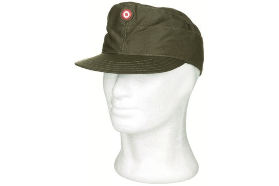 Österr. BH Feldmütze M75, oliv, gebraucht – Original Militär