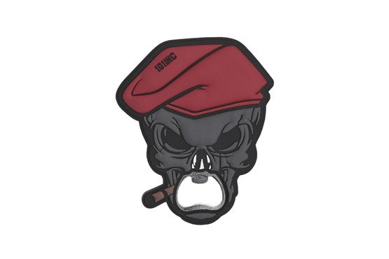 Fosco Flaschenöffner Totenkopf mit Zigarre 3D PVC Edelstahl