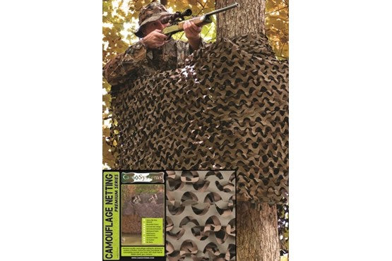 Mil-tec Tarnnetz Basic Woodland 3×3 m – Nylon/Polyester
