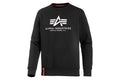 Alpha Industries Basic Sweater Pullover schwarz Cotton Molton