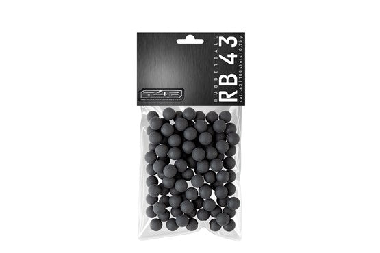 T4E Practice RUB Hartgummikugeln 100 Stück – Kal. .43 / .50 / .68