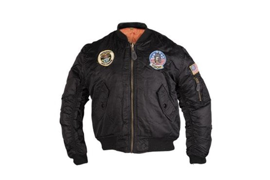 Mil-tec MA-1 Fliegerjacke Kinder – Strickbund & Taschen