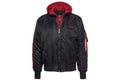 Alpha Industries MA-1 D-Tec Fliegerjacke Rot 2-in-1